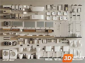 Bathroom accessories Skp Files